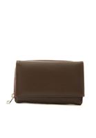 Bayan Kahverengi Çok Gözlü Cüzdan