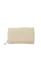 Bayan Bej Çok Gözlü Cüzdan