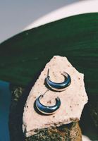 Bayan Gümüş Halka Küpe