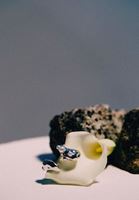 Bayan Gümüş İnci Detaylı Küpe