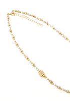 Bayan Altın Boncuk Detaylı Kolye