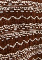 Bayan Çok Renkli Loose-Fit Ajurlu Kazak