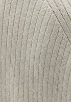 Bayan Bej Yüksek Yaka Triko Elbise