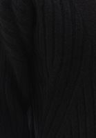 Bayan Siyah Düğmeli Triko Hırka