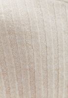 Bayan Bej Düğmeli Triko Hırka