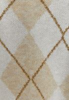 Bayan Bej Sim Detaylı V Yaka Kazak