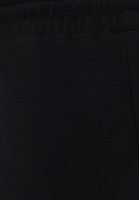 Bayan Siyah Pamuklu Yüksek Bel Jogger Pantolon