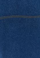 Bayan Bej Denim Detaylı Oversize Sweatshirt