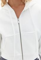 Crop Sweat Hırka ve Tayt Kombini