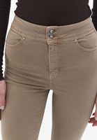 Bayan Kahverengi Yüksek Bel Bootcut Pantolon ( TENCEL™ )