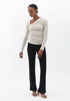 Yüksek Bel Bootcut Pantolon ( TENCEL™ )