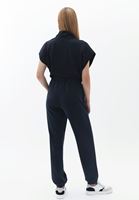 Bayan Siyah Yüksek Bel Jogger Pantolon ( MODAL )