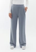 Bayan Gri Yumuşak Dokulu Straight Pantolon ( MODAL )