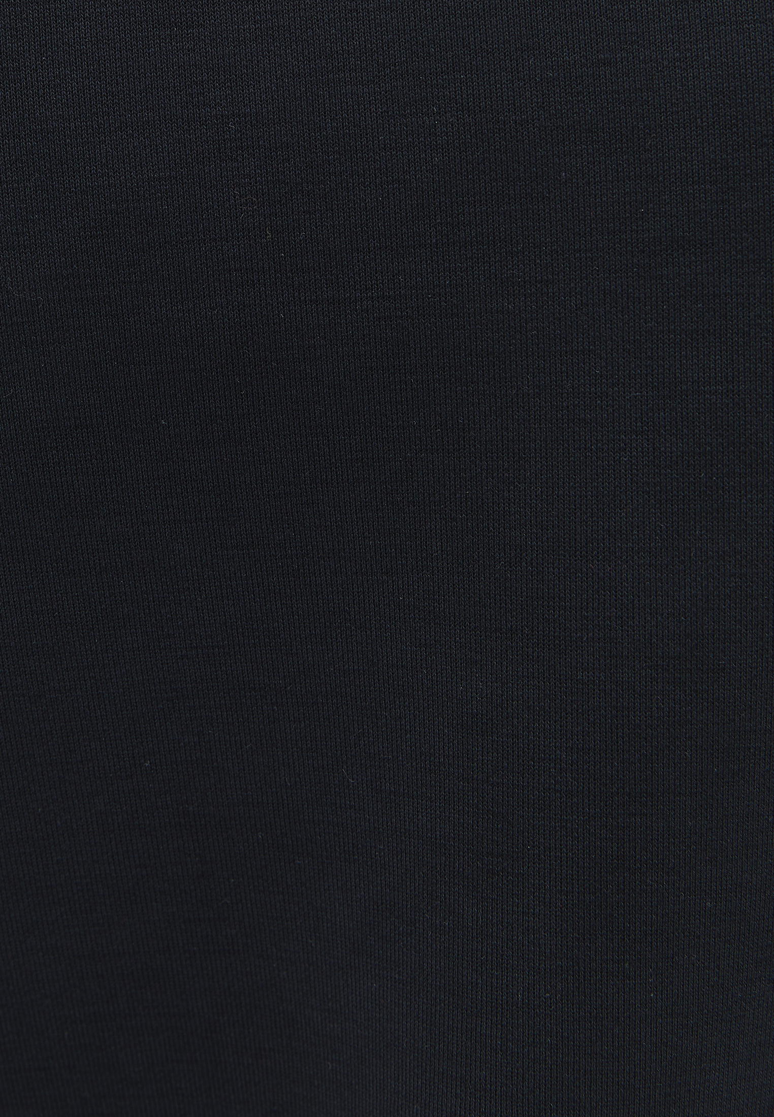 Siyah Sıfır Yaka Crop Sweatshirt ( MODAL )