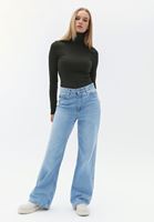 Bayan Yeşil Uzun Kollu Roll Neck