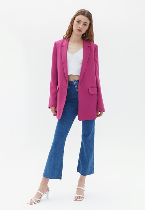 Flare Pantolon ve Crop Top Kombini