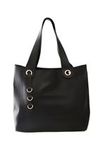 Bayan Siyah Askılı Tote Çanta