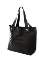 Bayan Siyah Askılı Tote Çanta