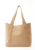 Bayan Bej Askılı Tote Çanta