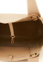 Bayan Bej Askılı Tote Çanta