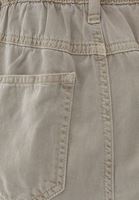 Bayan Bej Baggy-Fit Pantolon ( TENCEL™ )
