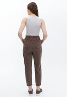 Bayan Kahverengi Baggy-Fit Pantolon ( TENCEL™ )