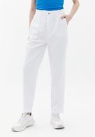 Bayan Beyaz Baggy-Fit Pantolon ( TENCEL™ )