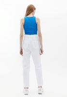 Bayan Beyaz Baggy-Fit Pantolon ( TENCEL™ )