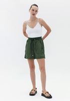 Bayan Haki Yüksek Bel Mini Şort ( TENCEL™ )