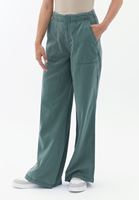 Tencel Bol Paça Pantolon ve Atlet Kombini