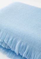 Bayan Mavi Kalın Şal