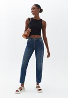 Bayan Siyah Halter Yaka Dikişsiz Crop Atlet