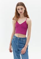 Crop Top ve Denim Jean Kombini