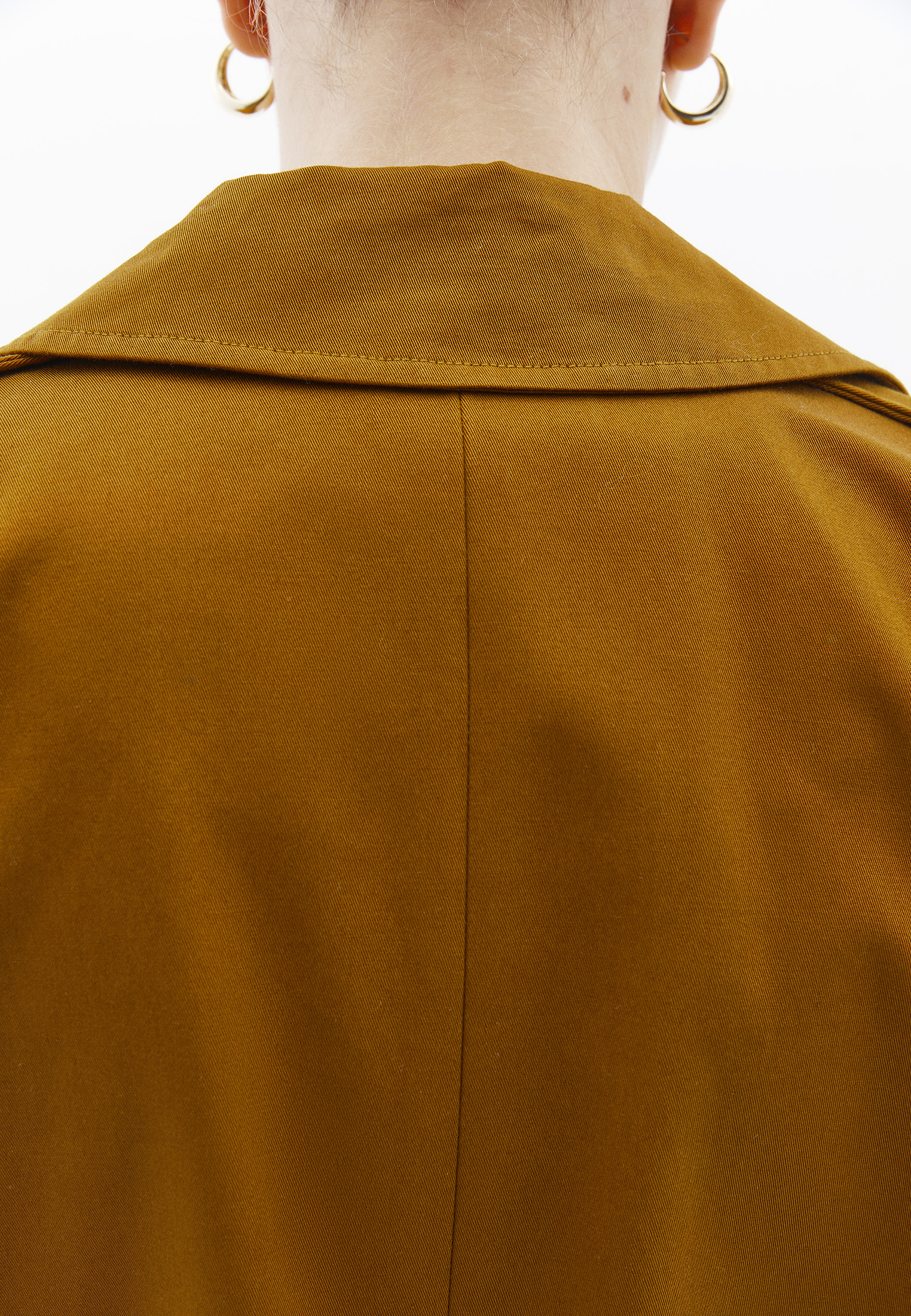 Kahverengi Oversize Kemerli Trençkot