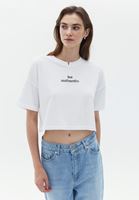 Pamuklu Crop Tişört