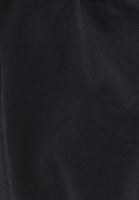 Bayan Siyah Beli Lastikli Kargo Jogger Pantolon