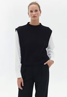 Bayan Siyah Gömlek Kollu Sweatshirt