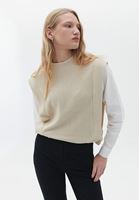 Bayan Bej Gömlek Kollu Sweatshirt