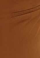 Bayan Kahverengi Yüksek Bel Wide-Leg Pantolon