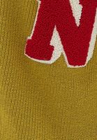 Bayan Çok Renkli Düğmeli Loose-Fit Hırka