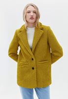 Bayan Sarı Oversize Blazer Ceket