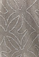 Bayan Bej Nakışlı ve Balon Kollu Bluz