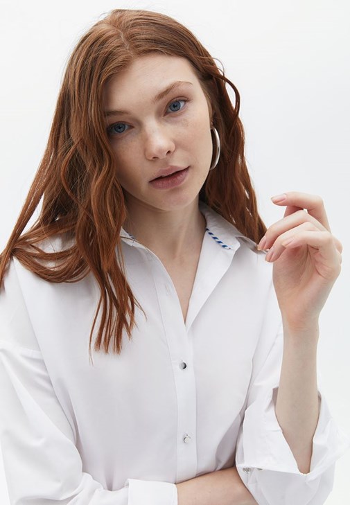 Mini Elbise ve Gömlek Kombini