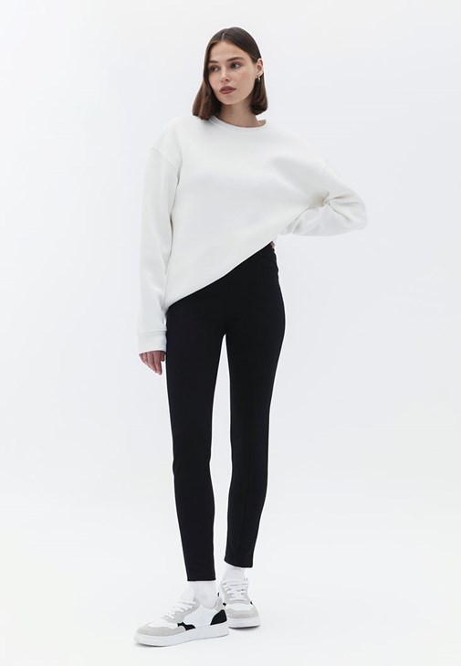 Siyah Yüksek Bel Tayt