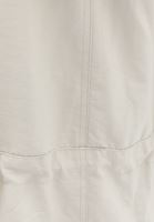 Women Beige Hooded Midi Raincoat