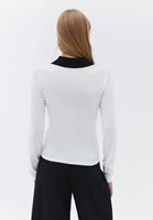 Bayan Çok Renkli Polo Yaka Bluz