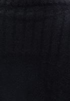 Bayan Siyah Düğme Detaylı Kazak