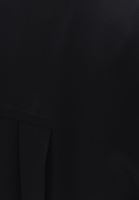 Bayan Siyah Kruvaze Saten Elbise