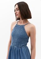 Gipeli Denim Elbise ve Sandalet Kombini