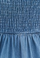 Gipeli Denim Elbise ve Sandalet Kombini